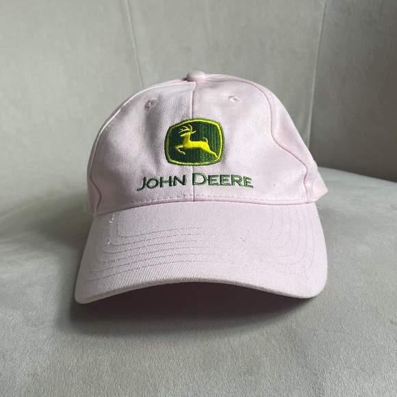 John Deere Accessories - Woman’s Pink John Deere Snap Back Baseball Hat